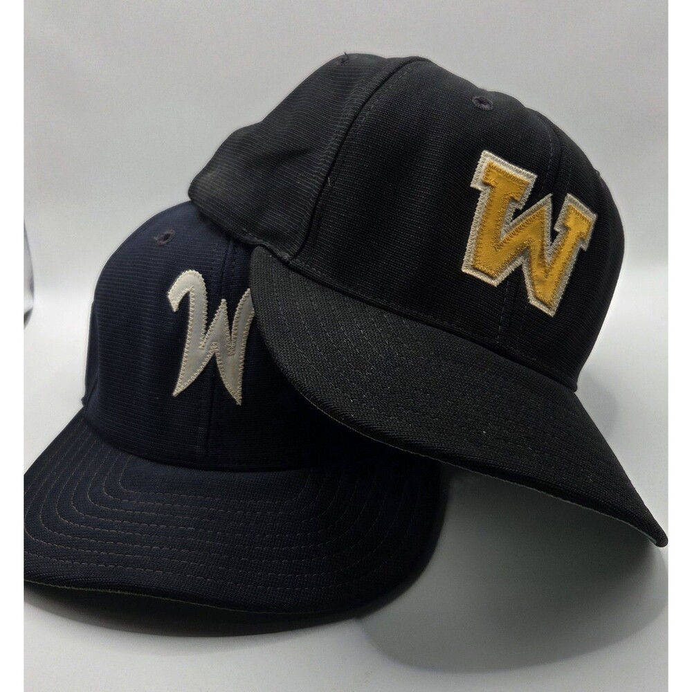 2 VTG New Era Pro Model Baseball Hats with "W" Logos Unknown Teams Washington?
